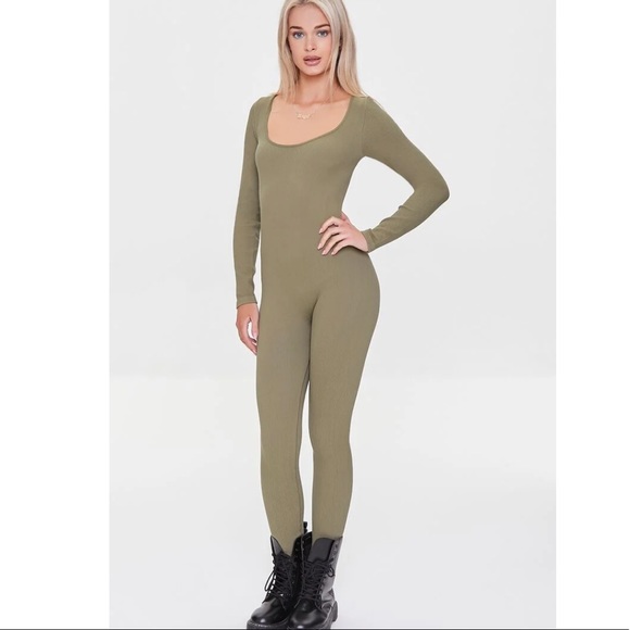 Forever 21 Fitted Long-sleeve Bodysuit - Picture 1 of 5